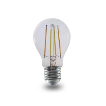 SMART LED izzó, 7w, CCT, 806lm, E27, 300°, átlátszó, CRI>80, dimmelhető, V-TAC, 3001 kép