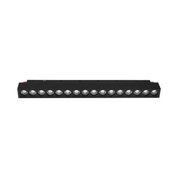 SMART LED lineáris spotlámpa mágneses track light sínhez, 14w, CCT, 1300lm, 30°, fekete, CRI>90, 43mm, V-TAC, 6884 kép