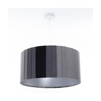 STRIPES kábellel függesztett függőlámpa, 1xE27/60W/230V, Ø 60 cm, szürke 010-MKL-003-60 kép