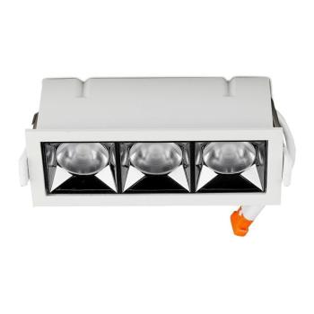 Süllyeszthető COB LED mélysugárzó lámpa PRO, 12w, 5700K, hideg fehér, 960lm, 12°, fehér, CRI>90, V-TAC, 973 kép