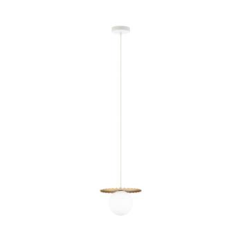 SUNPLISS kábeles csillár 1xG9/10W/230V átmérő 20 cm arany/krémszínű W-KM 208080/1 SAND+GO kép