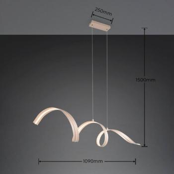 Tivor LED lógó világítás, bézs, fém, 3 000 K kép