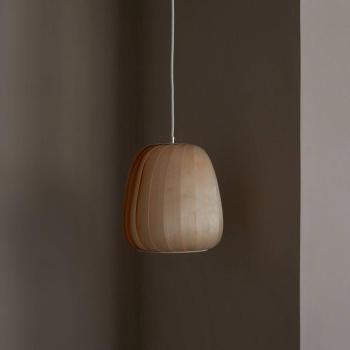 Tom Rossau ST906 függő világítás, nyírfa, 27 cm, fa, E27 kép