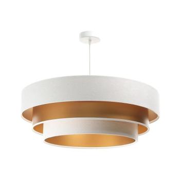 TRINITI függeszték 1xE27/60W/230V fehér/arany 050-079-60 kép