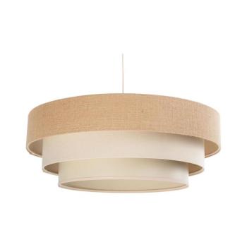 TRINITI kábeles függőlámpa 1xE27/60W/230V, Ø 40 cm, bézs/krém 050-101-60 kép
