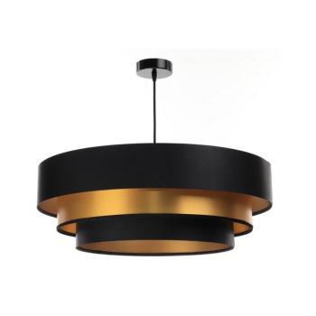TRINITI lógcsillár 1xE27/60W/230V fekete/arany 050-088-60 kép