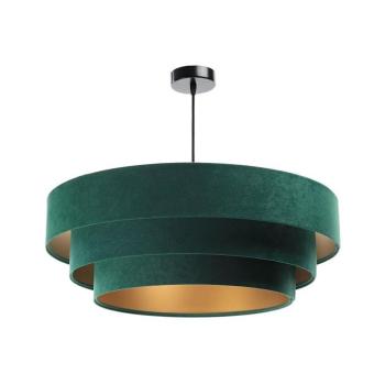TRINITI lógcsillár 1xE27/60W/230V zöld/arany 050-003-60 kép