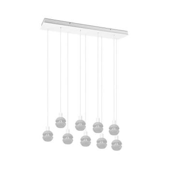 Trio - MELA kábellel függesztett csillár 9xE14/25W/230V fehér 313100931 kép