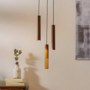 UMAGE Chimes Cluster 3 lógó világítás, sötét tölgy kép