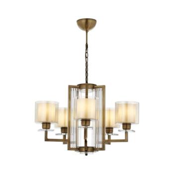 VARANA láncon függő csillár 5xE27/40W/230V bronzszínű 301AUR1185 kép