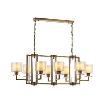 VARANA láncos csillár 8xE27/40W/230V bronzszínű 301AUR1183 kép
