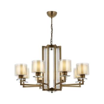 VARANA láncos csillár 8xE27/40W/230V bronzszínű 301AUR1189 kép