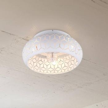 Ventilátor világítással Bidar, fehér, DC, csendes, 50 cm, távirányítóval kép