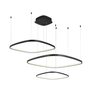 Viokef Lighting Dimmelhető LED kábeles csillár LORENZO LED/70W/230V 3000/4000/6000K fekete + távirányító 4319400 kép