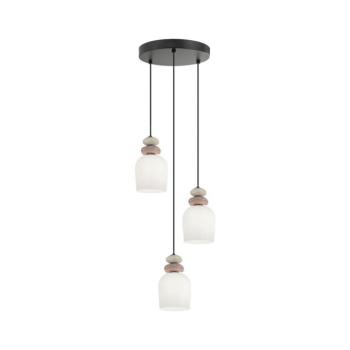 Viokef Lighting HILDA kábeles függeszték 3xE14/40W/230V fekete/barna 4346800 kép