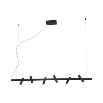 Viokef Lighting LED csillár kábelen CLIO LED/29W/230V fekete 4343100 kép