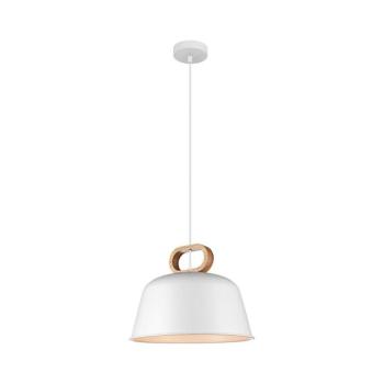 Viokef Lighting Zsinóros csillár CLIP 1xE27/40W/230V fehér/barna 4266800 kép