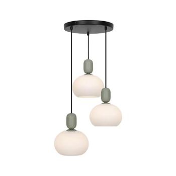 Viokef Lighting Zsinóros csillár VALISIA 3xE27/40W/230V fekete/olíva 4328400 kép