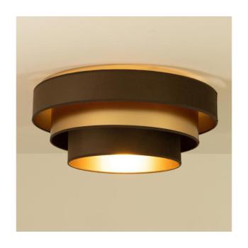 WENTA mennyezeti lámpa 1xE27/60W/230V Ø 50 cm barna/arany H0812 kép