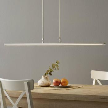 Zelena LED-es függőlámpa, acél, 122 cm hosszú, fém, CCT kép