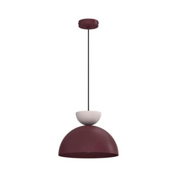 Zsinóros csillár NEVIS 1xE27/15W/230V, átm. 29 cm, bordó 9715A kép
