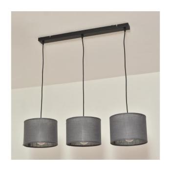 Zsinóros függőlámpa ALBA 3xE27/15W/230V szürke W-L 2015/3 BK+GR kép