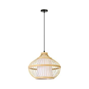 08256L - Csillár zsinóron PINCHOS 1xE27/40W/230V átm. 40 cm bambusz 08256L kép
