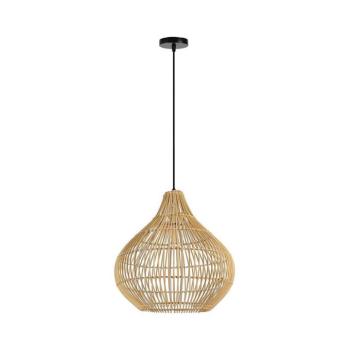 08257L - Csillár zsinóron PELO 1xE27/40W/230V átm. 40 cm rattan 08257L kép