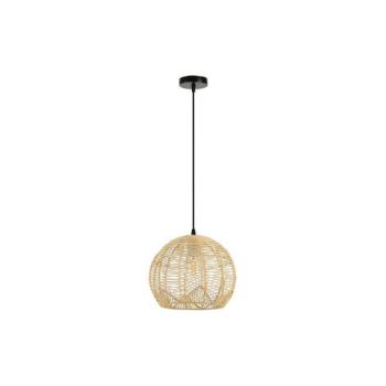 08258L - Csillár zsinóron PELO 1xE27/40W/230V átm. 30 cm rattan 08258L kép