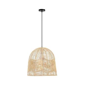 08263L - Csillár zsinóron PELO 1xE27/40W/230V átm. 50 cm rattan 08263L kép