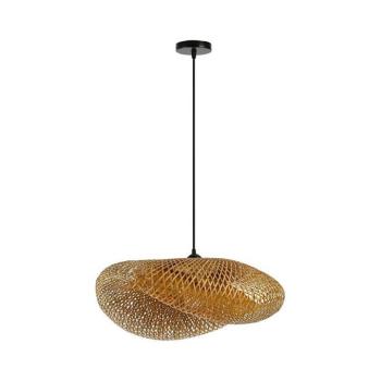 08269L - Csillár zsinóron HILO 1xE27/40W/230V átm. 60 cm bambusz 08269L kép