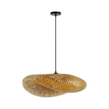 08270L - Csillár zsinóron HILO 1xE27/40W/230V átm. 80 cm bambusz 08270L kép