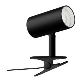 08291L - PUNTO csíptethető lámpa 1xGU10/9W/230V fekete 08291L kép