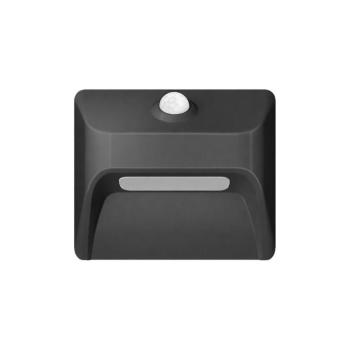08307L - LED újratölthető lépcsővilágítás szenzorral STEP LIGHT 0,3W/3,7V 2200 mAh IP53 fekete 08307L kép