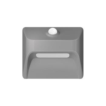 08309L - LED újratölthető lépcsőlámpa érzékelővel STEP LIGHT 0,3W/3,7V 2200 mAh IP53 szürke 08309L kép