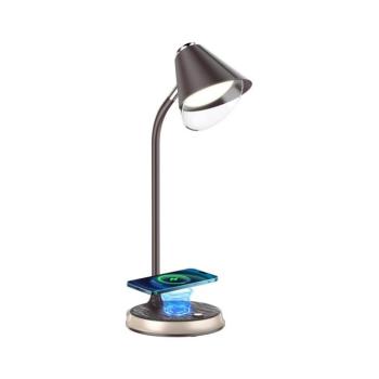 08971L - FINCH LED asztali lámpa, 9W, 12cm, 230V, barna/arany 08971L kép