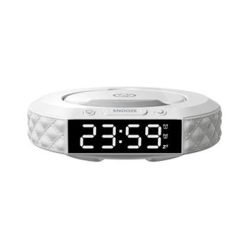 IMMAX Immax CLOCK multifunkcionális asztali óra, Qi vezeték nélküli töltő 3in1, 5 W / 10 W kép