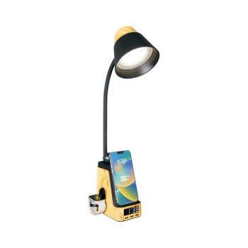 09000L - LED+CCT dimmelhető asztali lámpa Qi vezeték nélküli töltővel, IDEAL LED/8W/230V, bézs 09000L kép