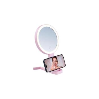 09102L - LED+CCT dimmelhető kozmetikai tükör SWEET LED/3W/5V rózsaszín 09102L kép