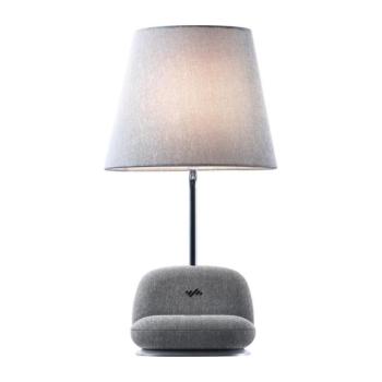 09109L - SOFA LED dimmelhető asztali lámpa, Qi vezeték nélküli töltéssel, LED/6W/230V, szürke 09109L kép