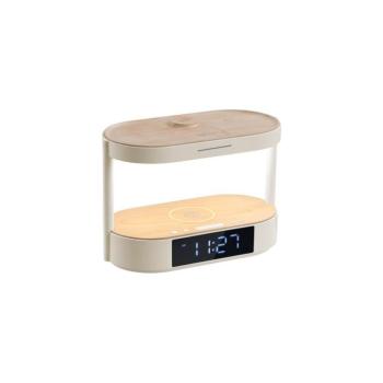 09111L - LED dimmelhető asztali lámpa ébresztővel és töltővel TRIPLE DOCK LED/1,5W/5V 09111L kép