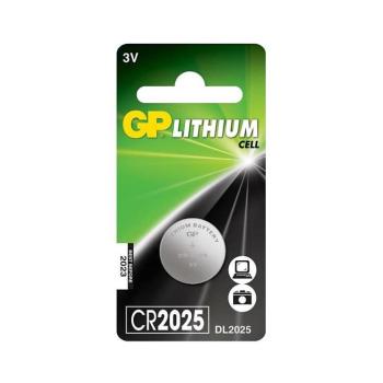 GP Ultra plus Lítium gombelem CR2025 5db/bliszter, 3V, B1525 kép