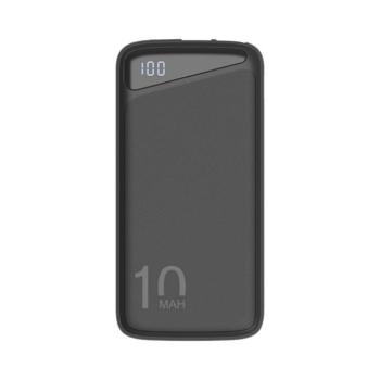 10000mah 3,7v-os fekete mikro/c típusú power bank max. teljesítmény: dc 22,5w, Optonica, 7694 kép