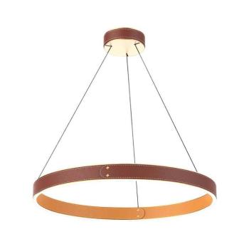 142027 - LED Csillár zsinóron LEATHER LED/47,8W/230V barna/narancssárga 142027 kép