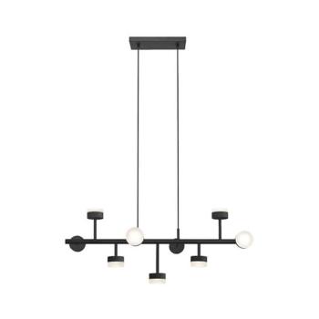 149004 - LED Csillár rúdon COMFORT 9xLED/5W/230V fekete 149004 kép