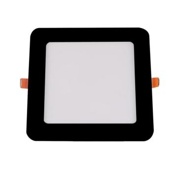 18w beépített LED-es vékony modul, négyzet alakú, 3CCT, fekete, 1260 lm, Optonica, 12928 kép