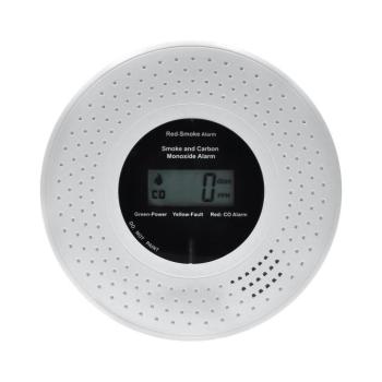 1D39A - Füst és szén-monoxid érzékelő LCD kijelzővel 2xAA 1D39A kép