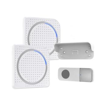 1L67AD - KÉSZLET 2x Vezeték nélküli csengő 230V/3xAAA IP56 fehér 1L67AD kép