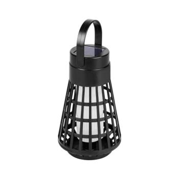 2 az 1-ben LED napelemes lámpa érzékelővel LED/1W/3,7V IP54 300 mAh fekete SOLAR LANTERN 2IN1 50CM kép