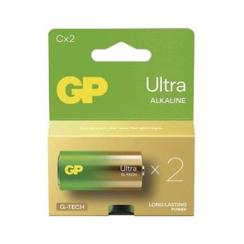 GP Ultra Alkáli elem LR14 (C) 2db, 1,5V, B02312 kép